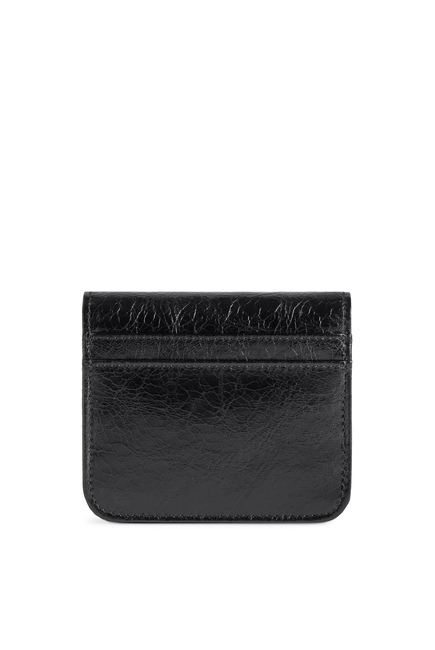 Monaco Logo-Plaque Leather Wallet