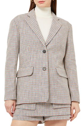 Houndstooth Tailored Jacket