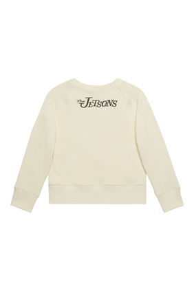 Kids Jetsons Printed Cotton Sweatshirt