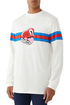 Logo Print Cotton Jersey Sweatshirt