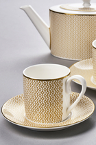 Diamond Coffe Cup & Saucer Set