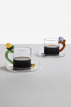 Fruits and Flowers Snail Espresso Cup