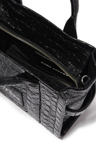 The Small Croc-Embossed Tote Bag