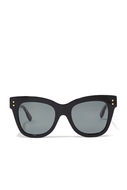 Cat-Eye Frame Sunglasses