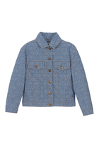 Kids Monogram Jacquard Denim Jacket