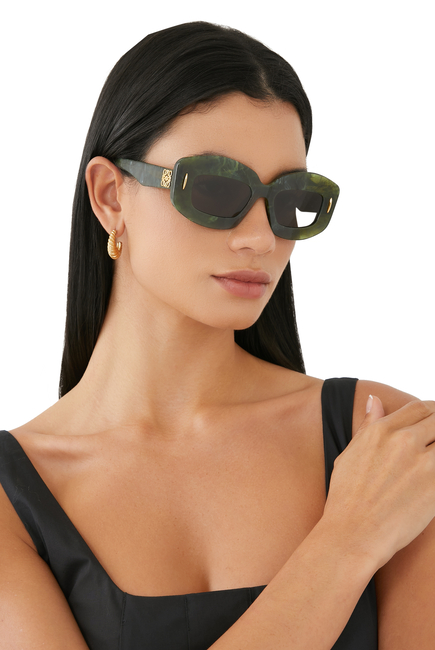 Chunky Screen Anagram Sunglasses
