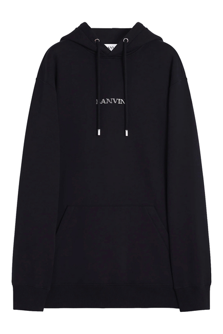 Embroidered Logo Hooded Sweatshirt