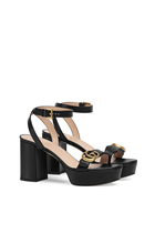 Platform Sandals With Double G