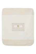 Logo Embroidered Baby Blanket