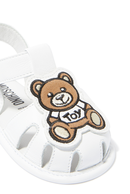 Kids Teddy Bear Motif Sandals