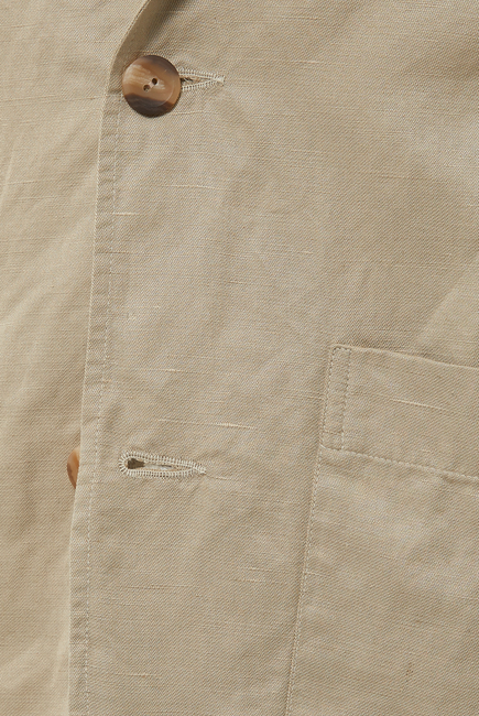 Cotton-Silk-Linen Shirt Jacket