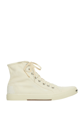 Paris High Top Distressed Trainers
