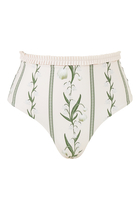 Nopal Perla Embroidered Bikini Bottoms