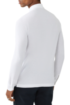 Zanone Slim Fit Long Sleeve Polo Shirt
