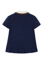 Kids Web Cotton Jersey Dress