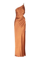 La Lune Asymmetrical Maxi Dress