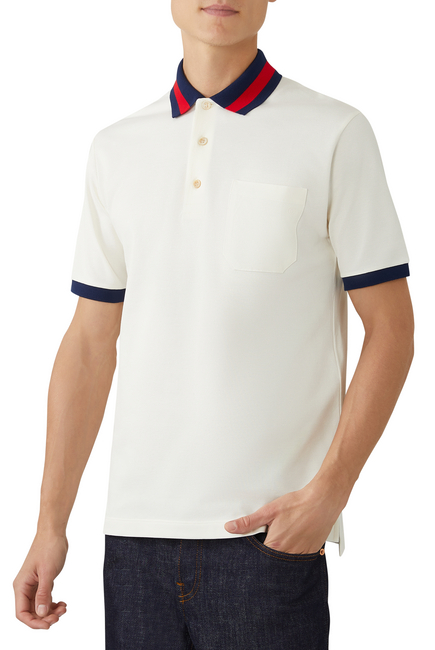 Stretch Cotton Short Sleeve Polo Shirt