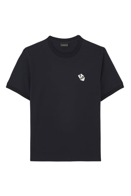 Ribbed Logo T-Shirt