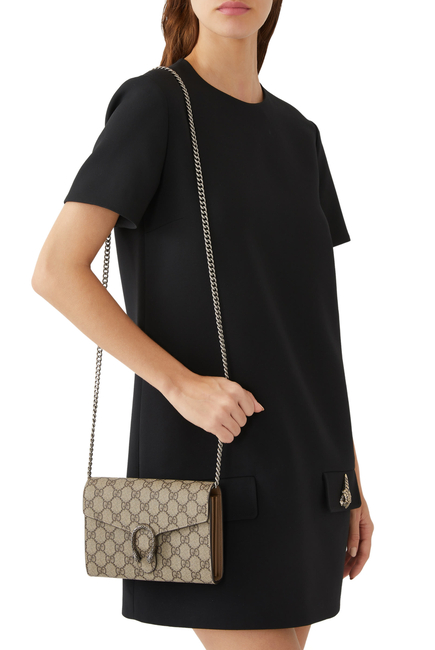 Dionysus Chain Bag Gg Supreme Chain Wallet Gucci Dionysus Chain