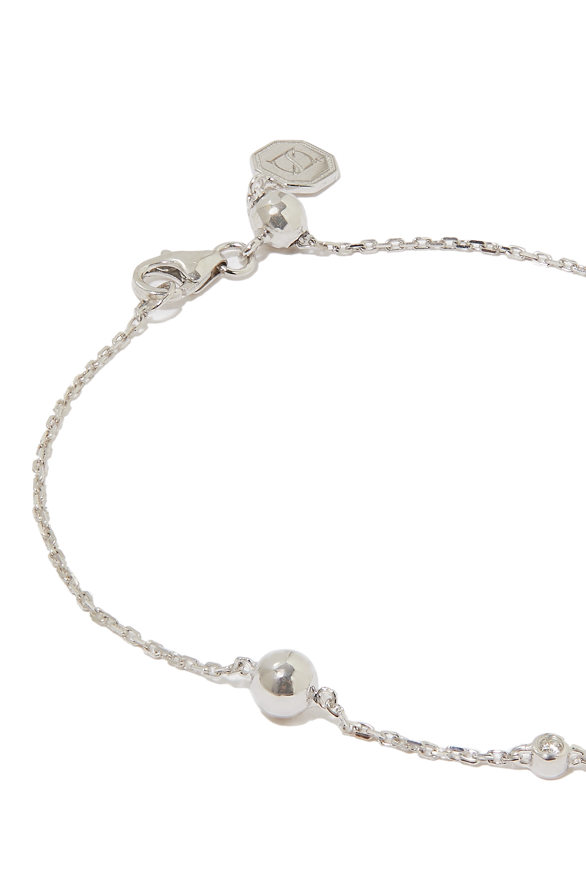 Enishi Handchain, 18k White Gold & Diamonds