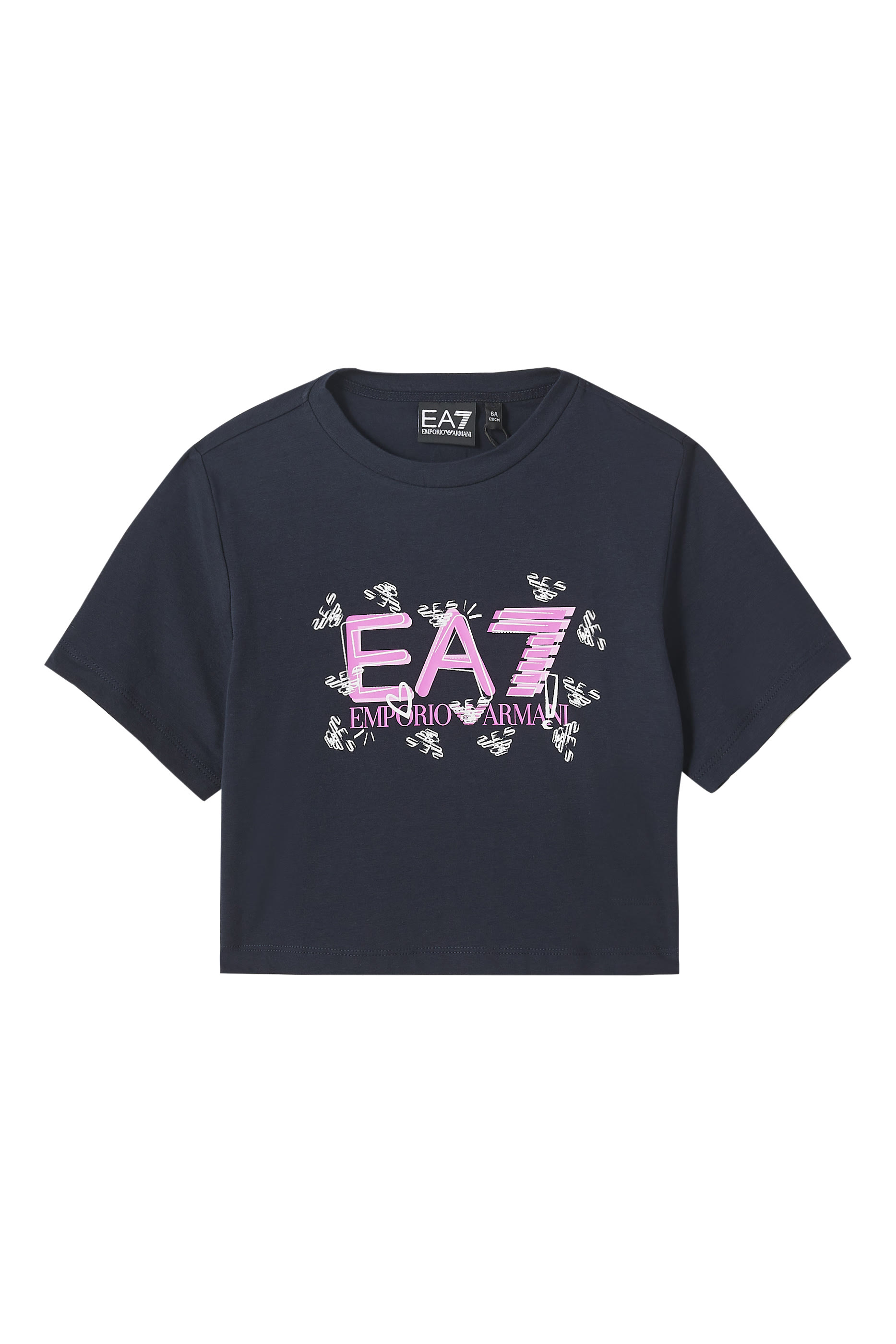 Kids EA7 Logo T-Shirt