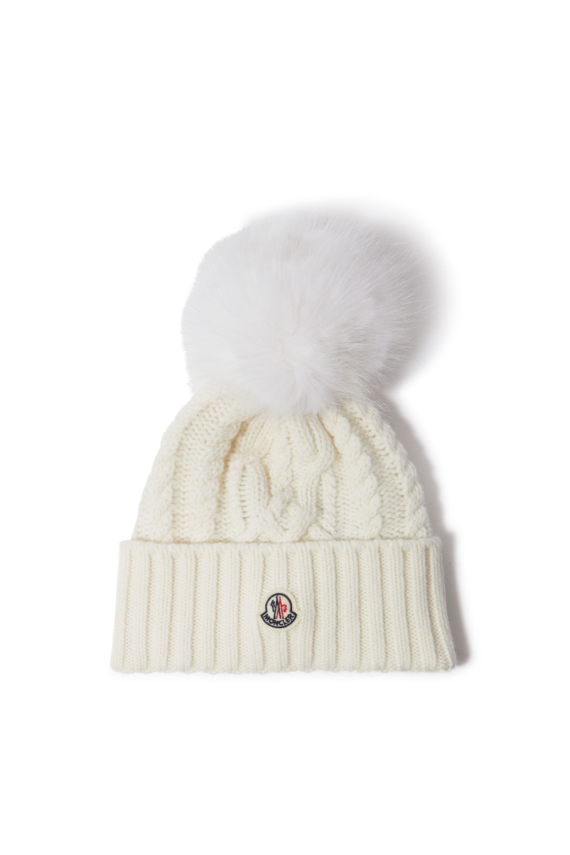 Wool And Cashmere Beanie With Pom Pom