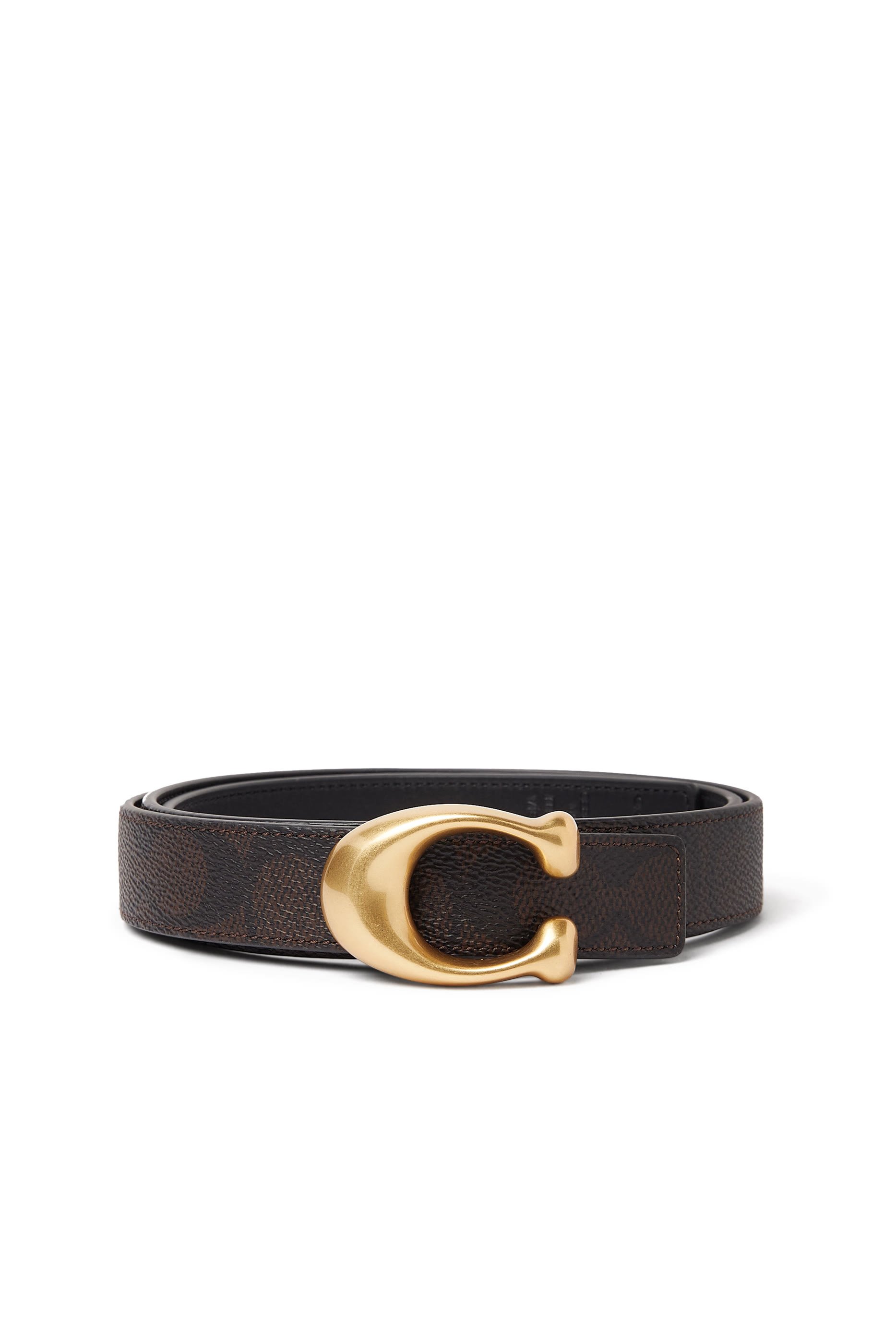 Sculpted C Buckle Reversible Belt