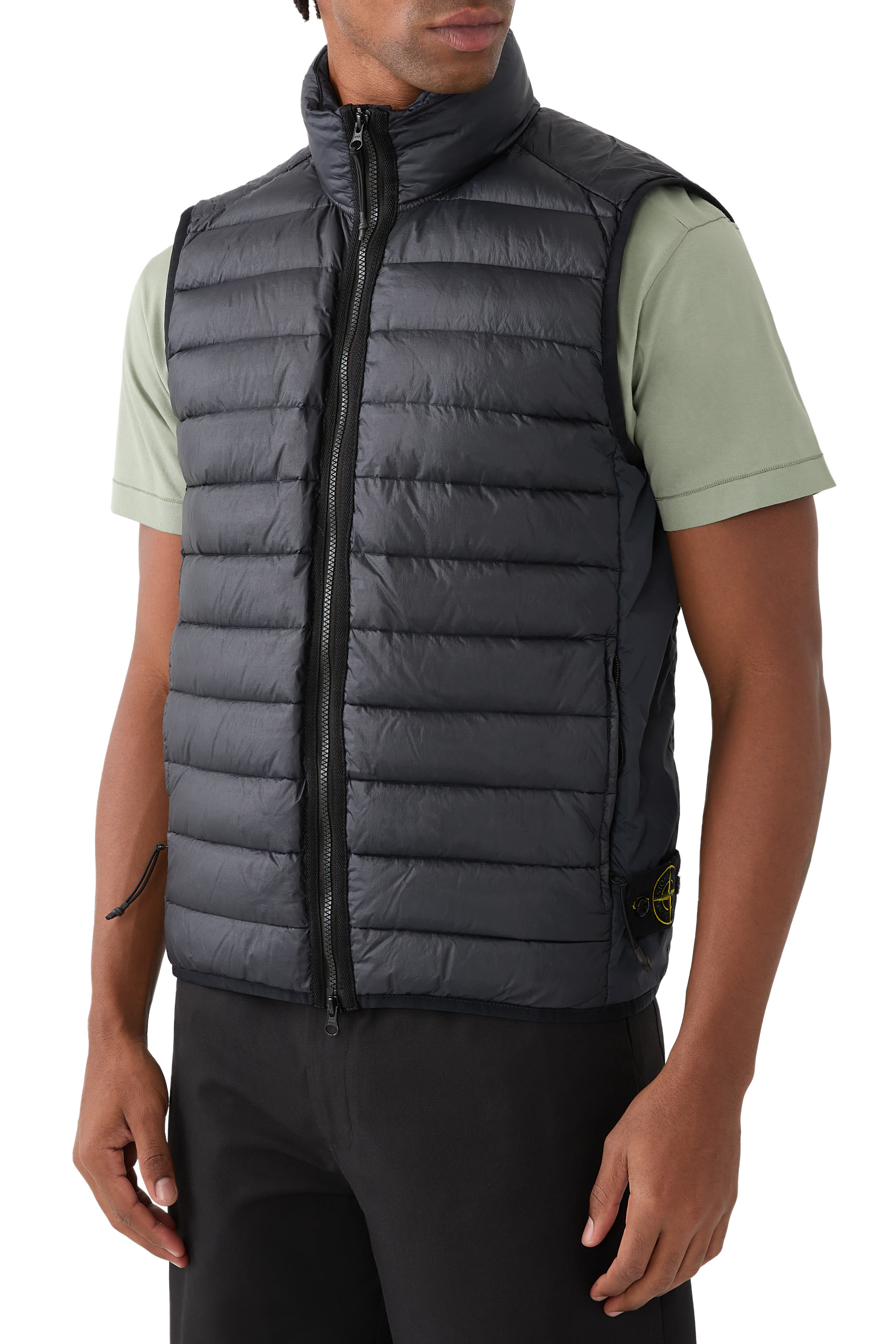 Light Down Zip Vest with Anti-Drop