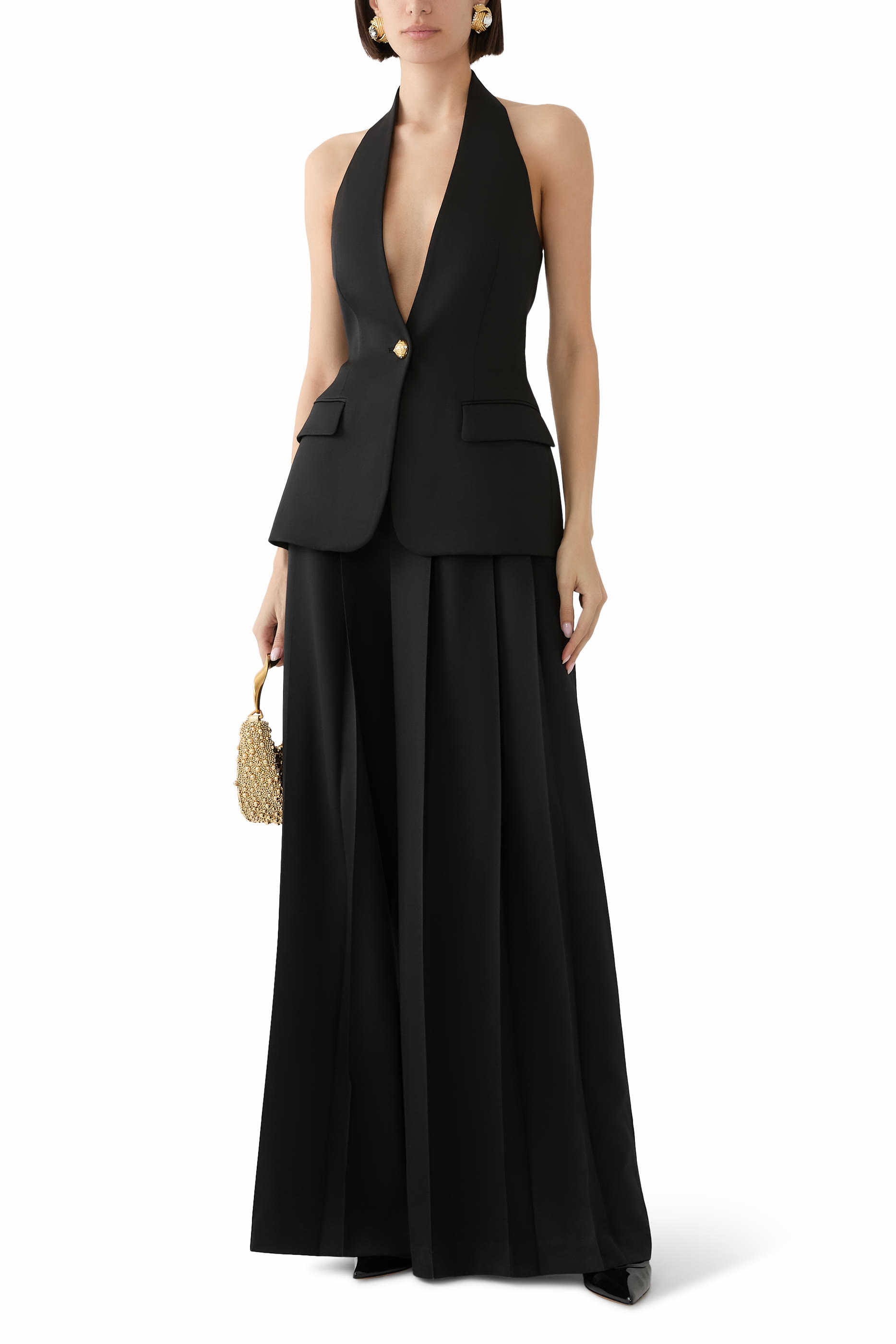 Tailored Vest in Virgin Wool