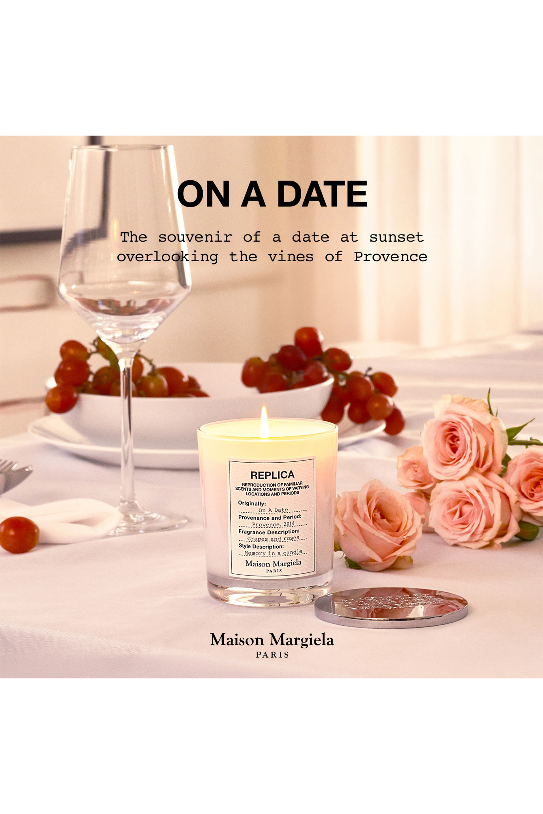Replica On a Date Scented Candle