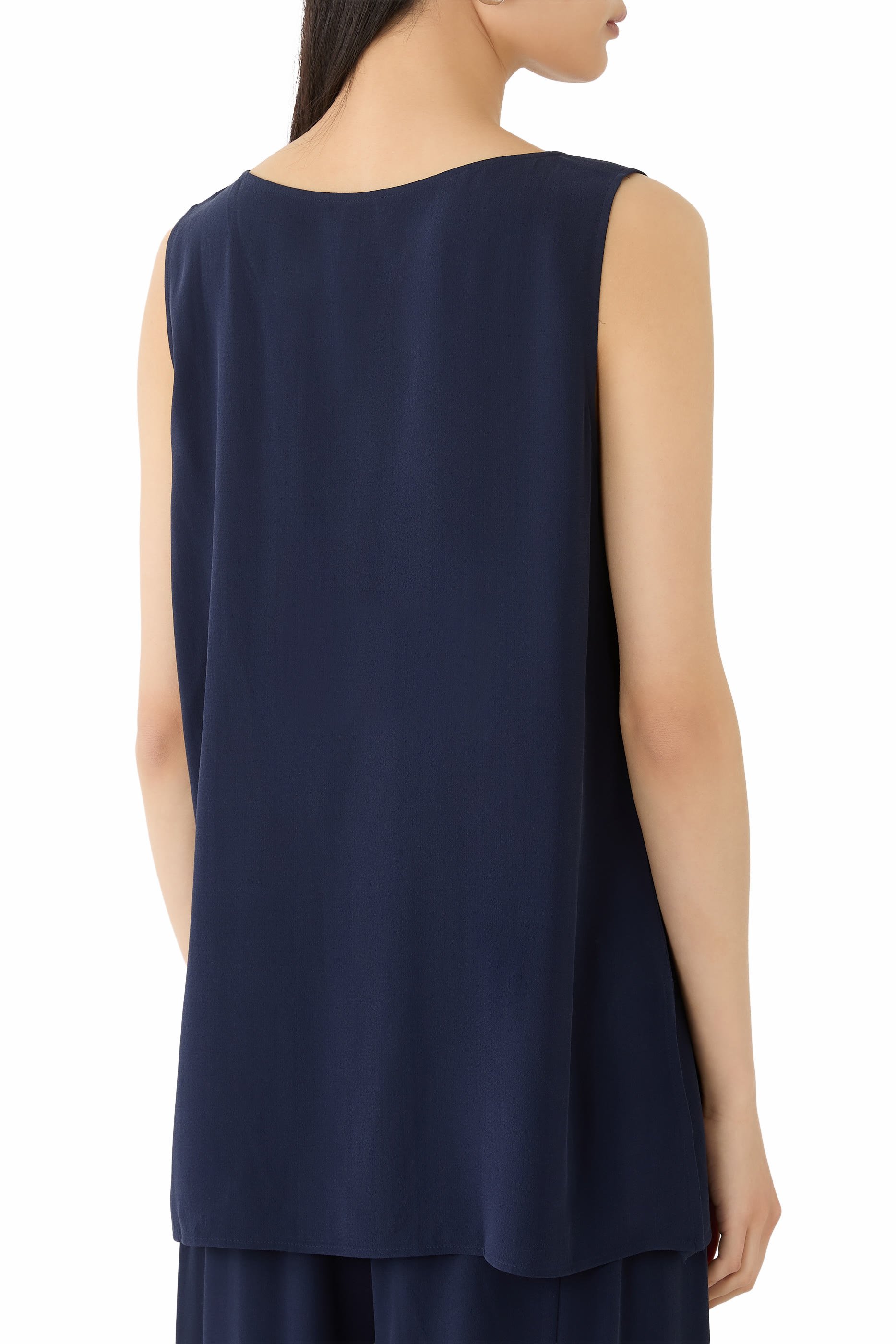 Ballet Neck Long Tank Top