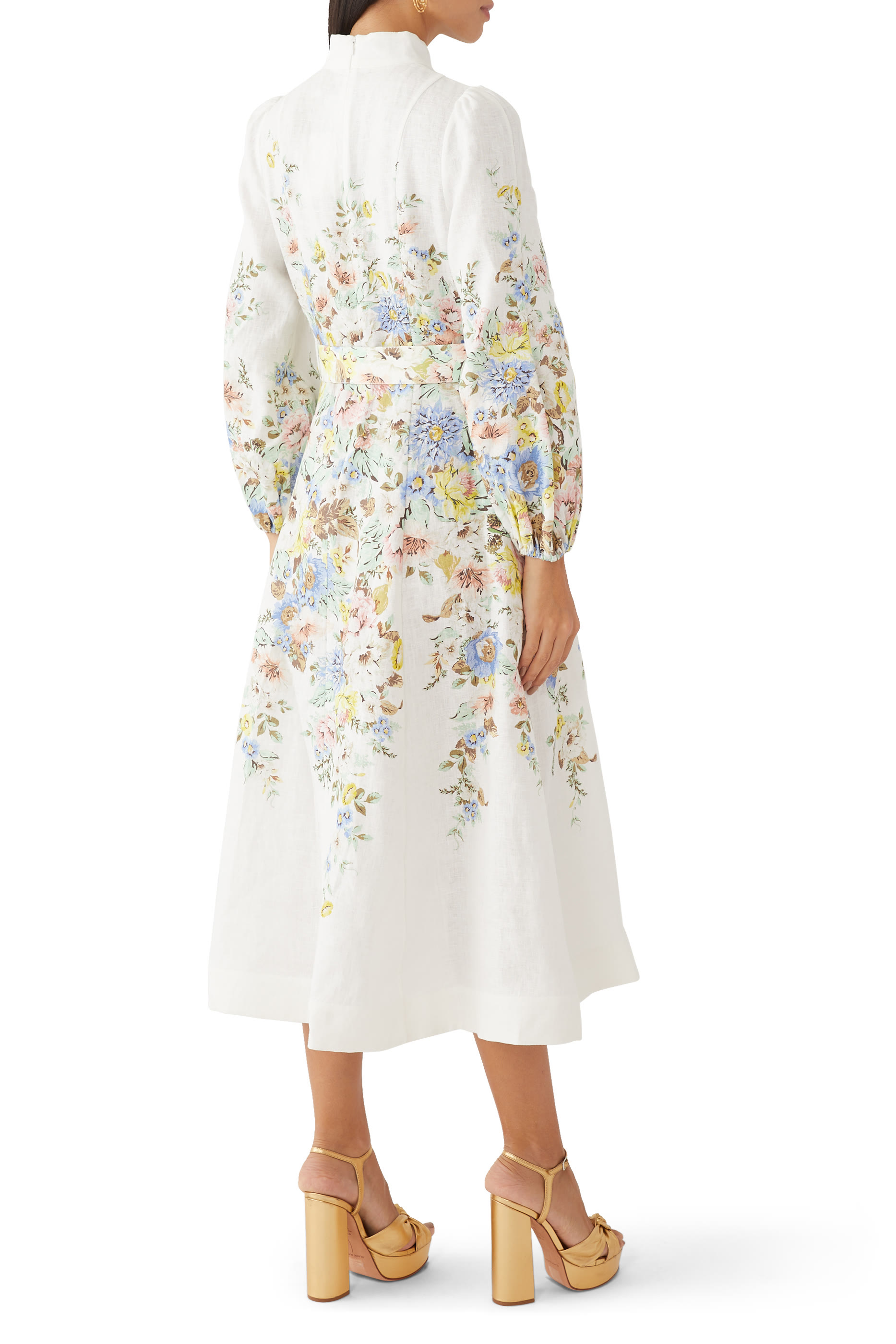 Matchmaker Buttoned Midi Dress