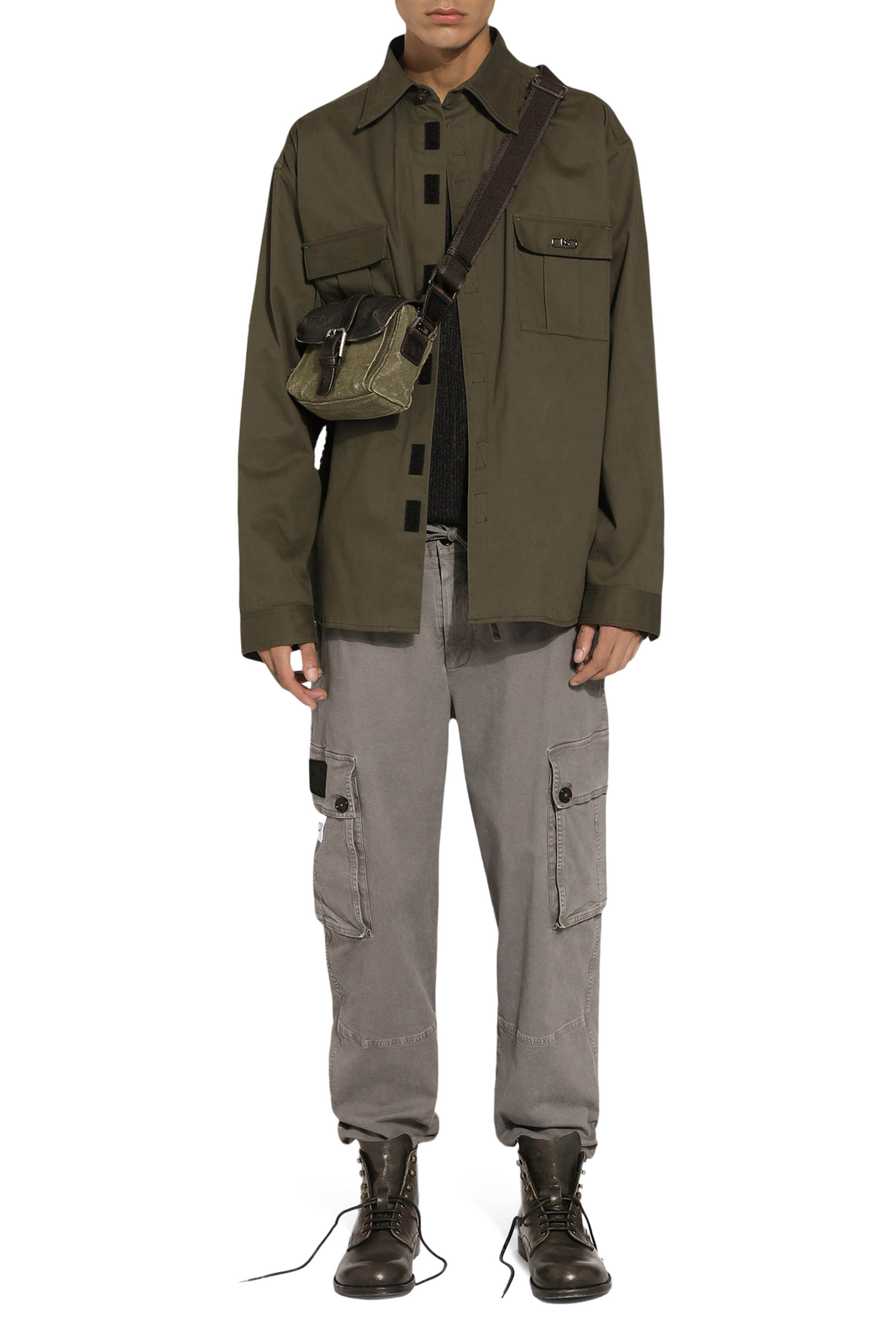 Cotton Shirt with Pockets