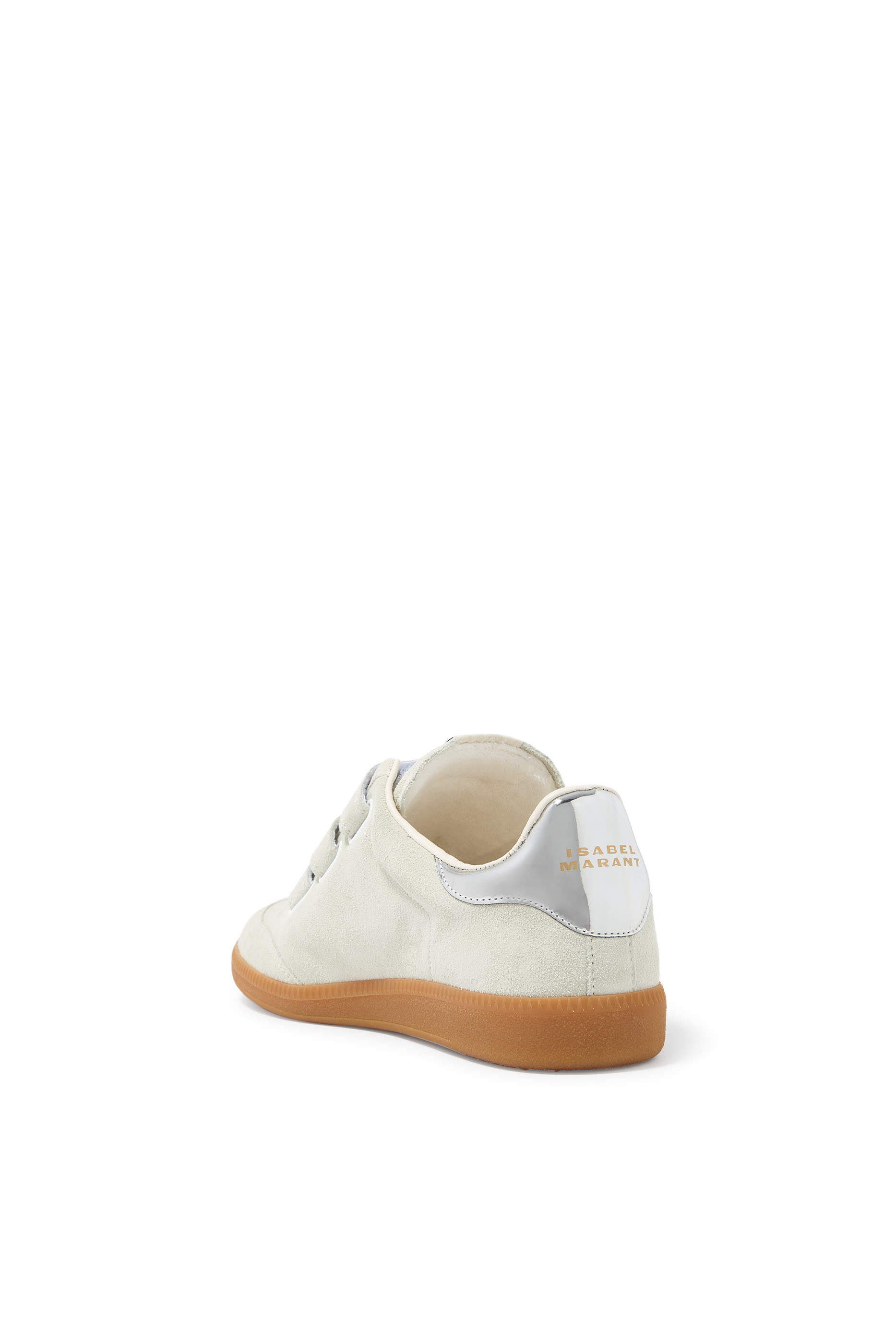 Beth Low-Top Suede Calfskin Leather Sneakers