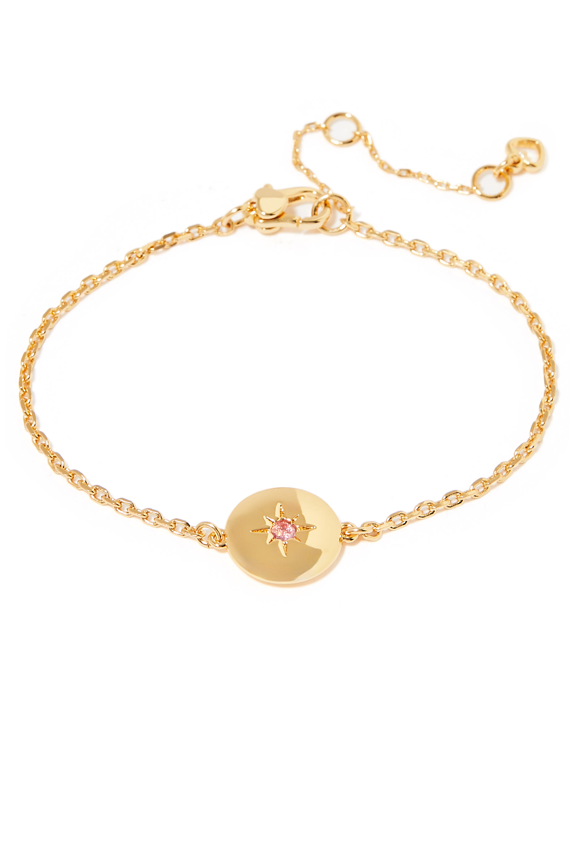 The Color Spark Collection Pink Peace Medallion Bracelet