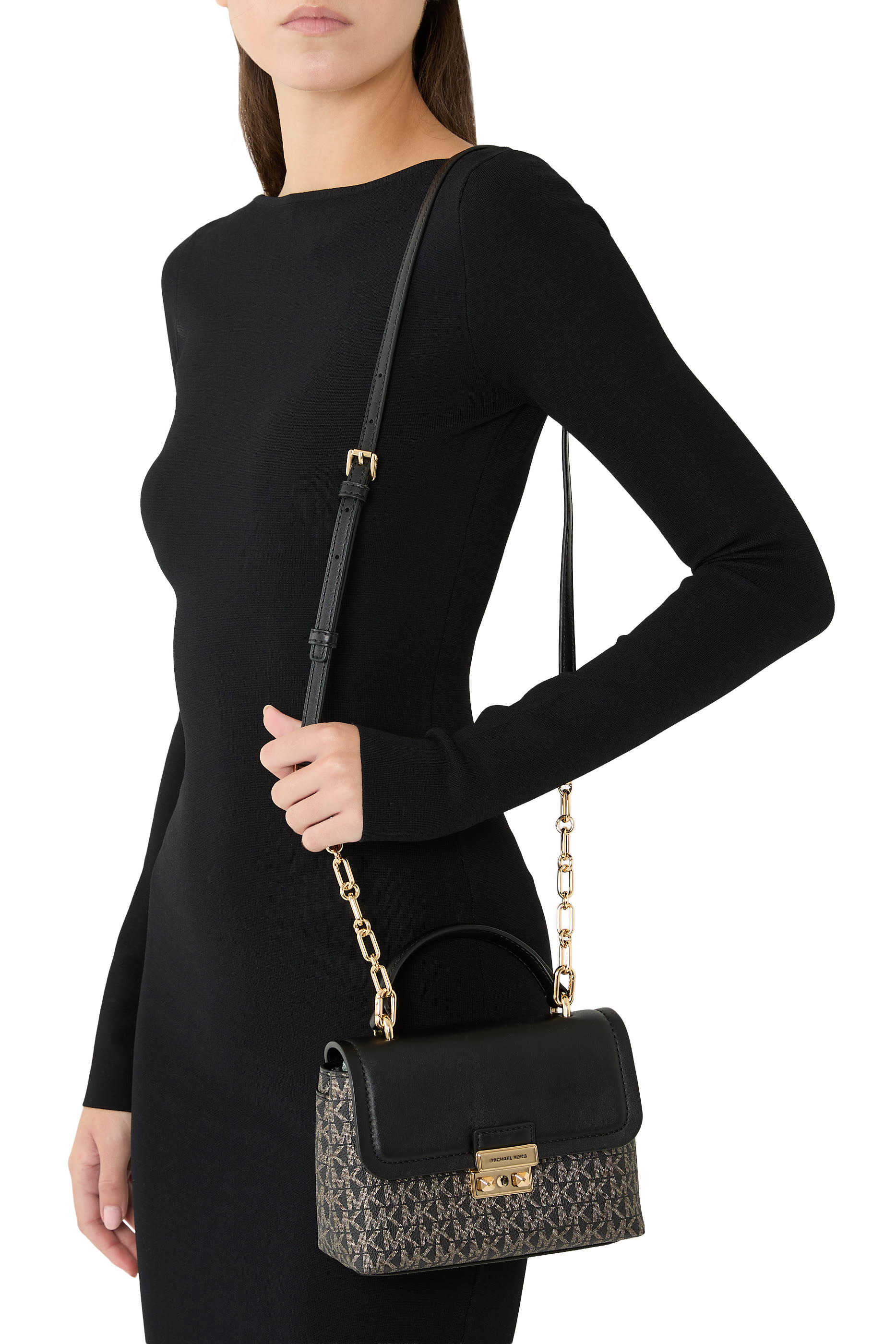 Tribeca Extra-Small Signature Logo Satchel 