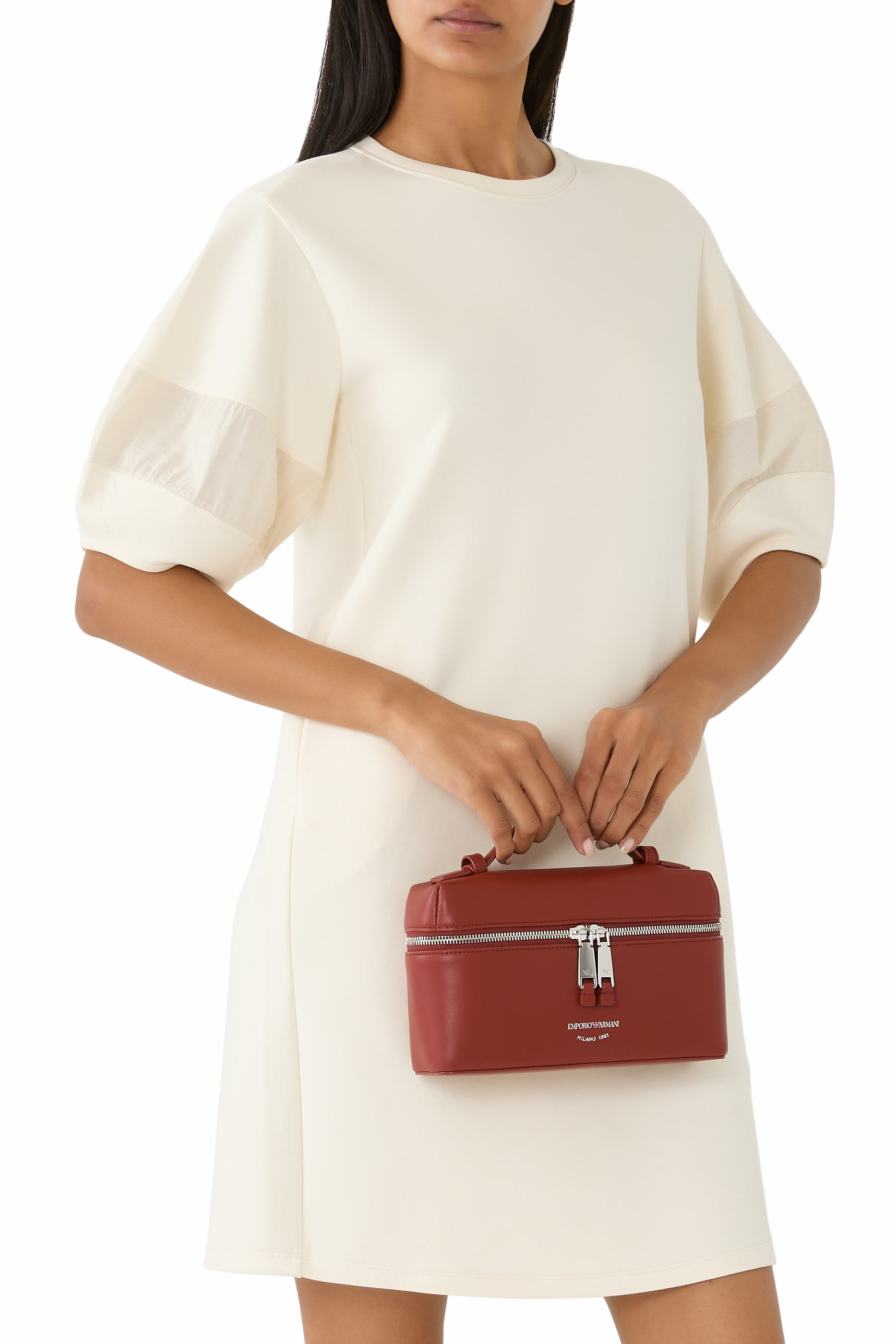 Shoulder Strap Nappa Leather Vanity Case