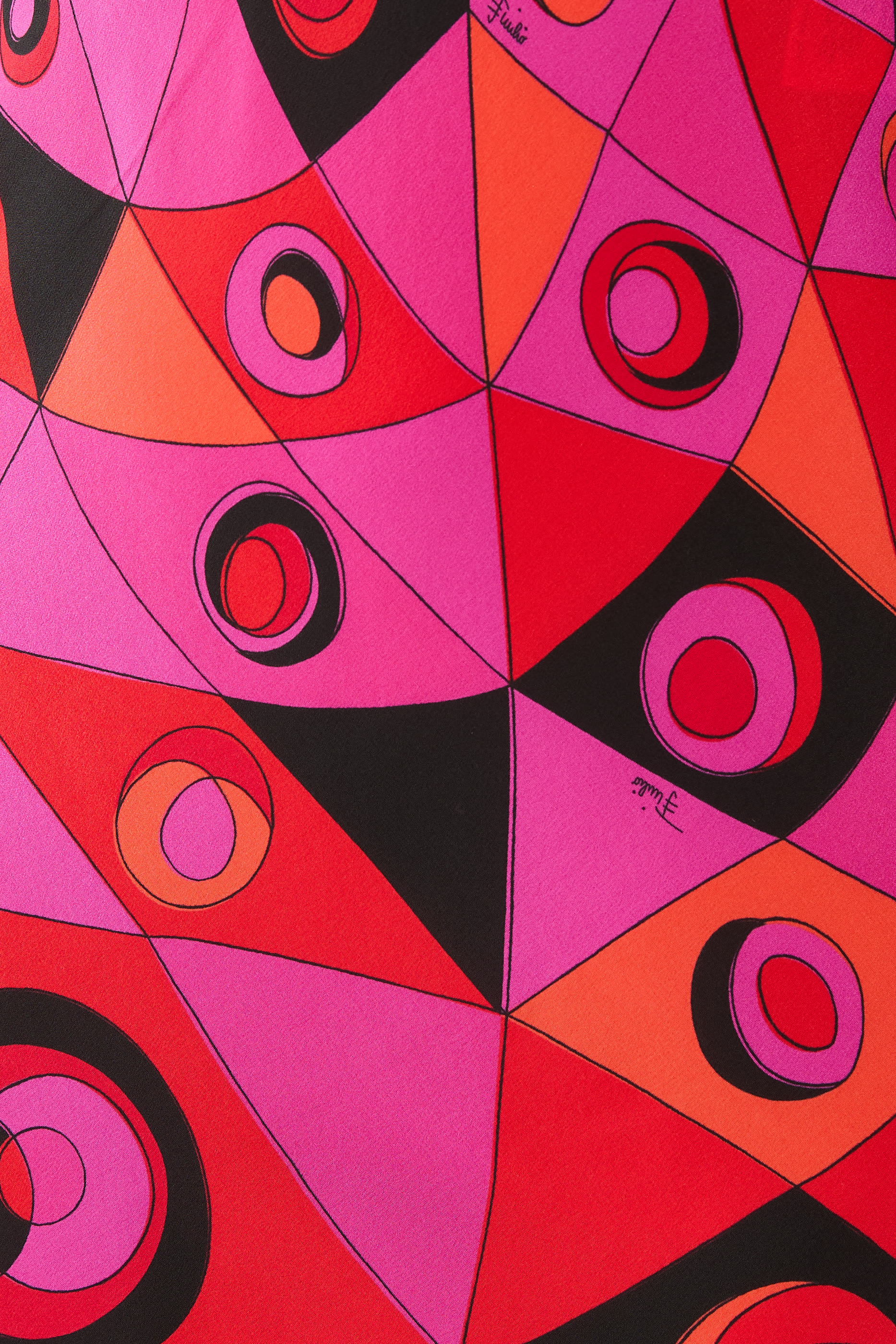 Long Cr&ecirc;pe de Chine Dress