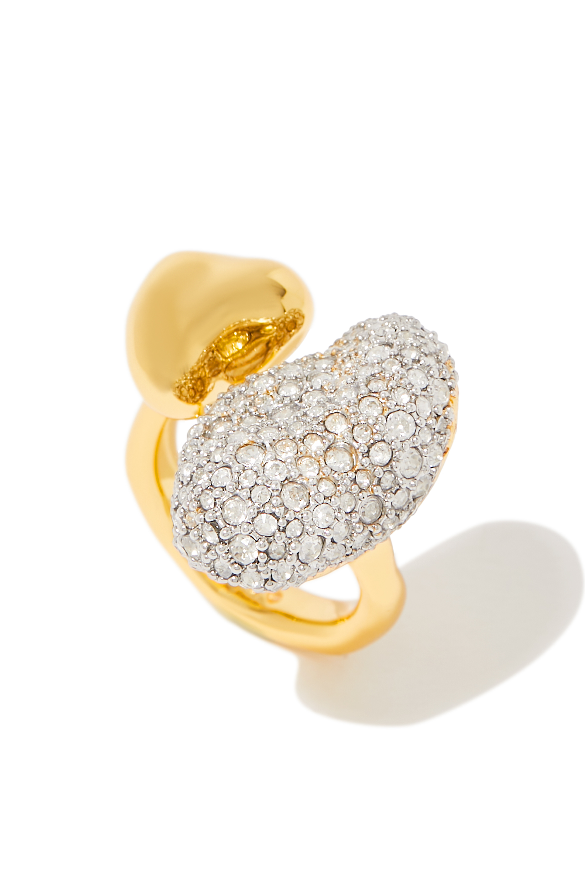 Solanales Crystal Pebble Ring