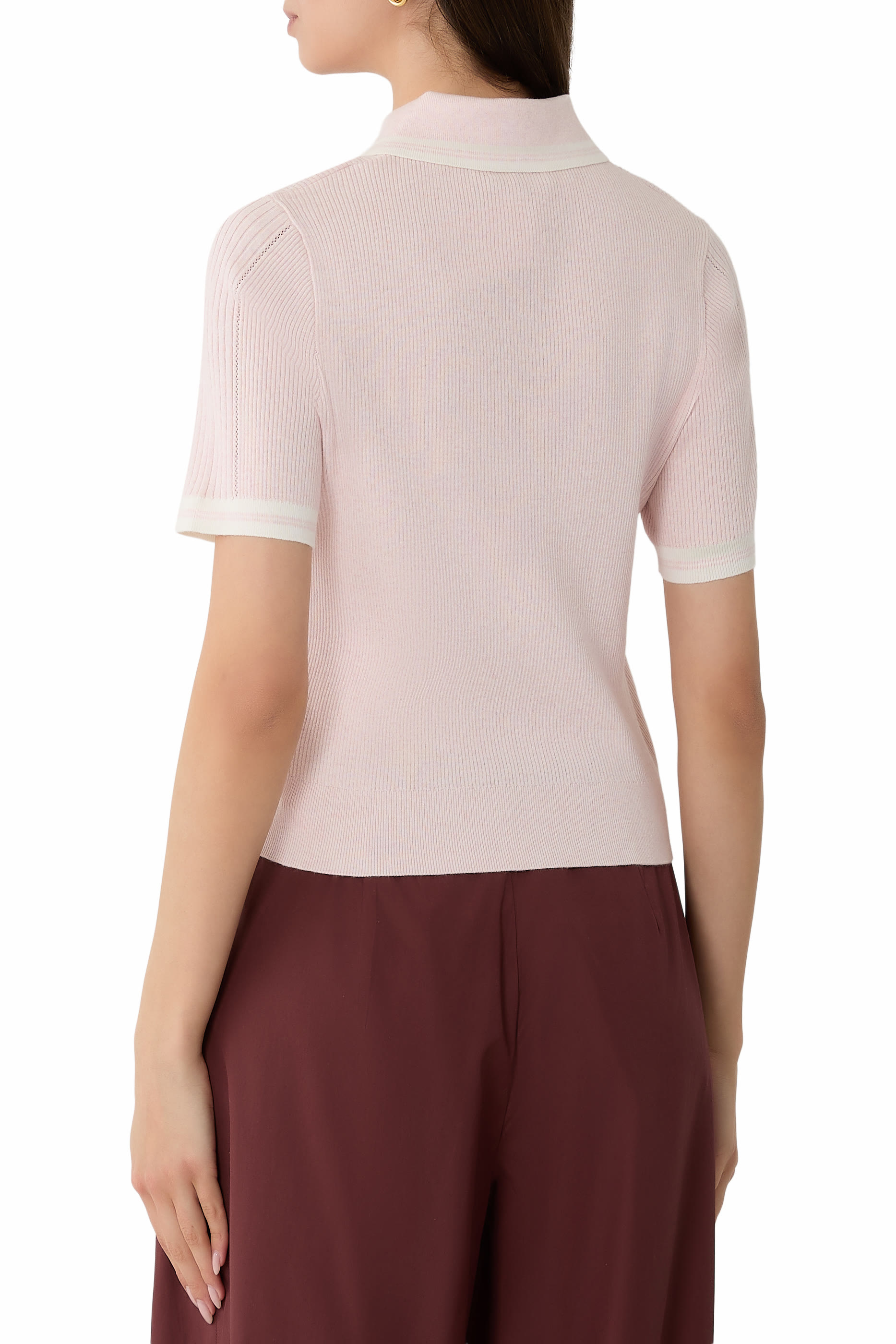 Laurie Cotton-Cashmere Polo