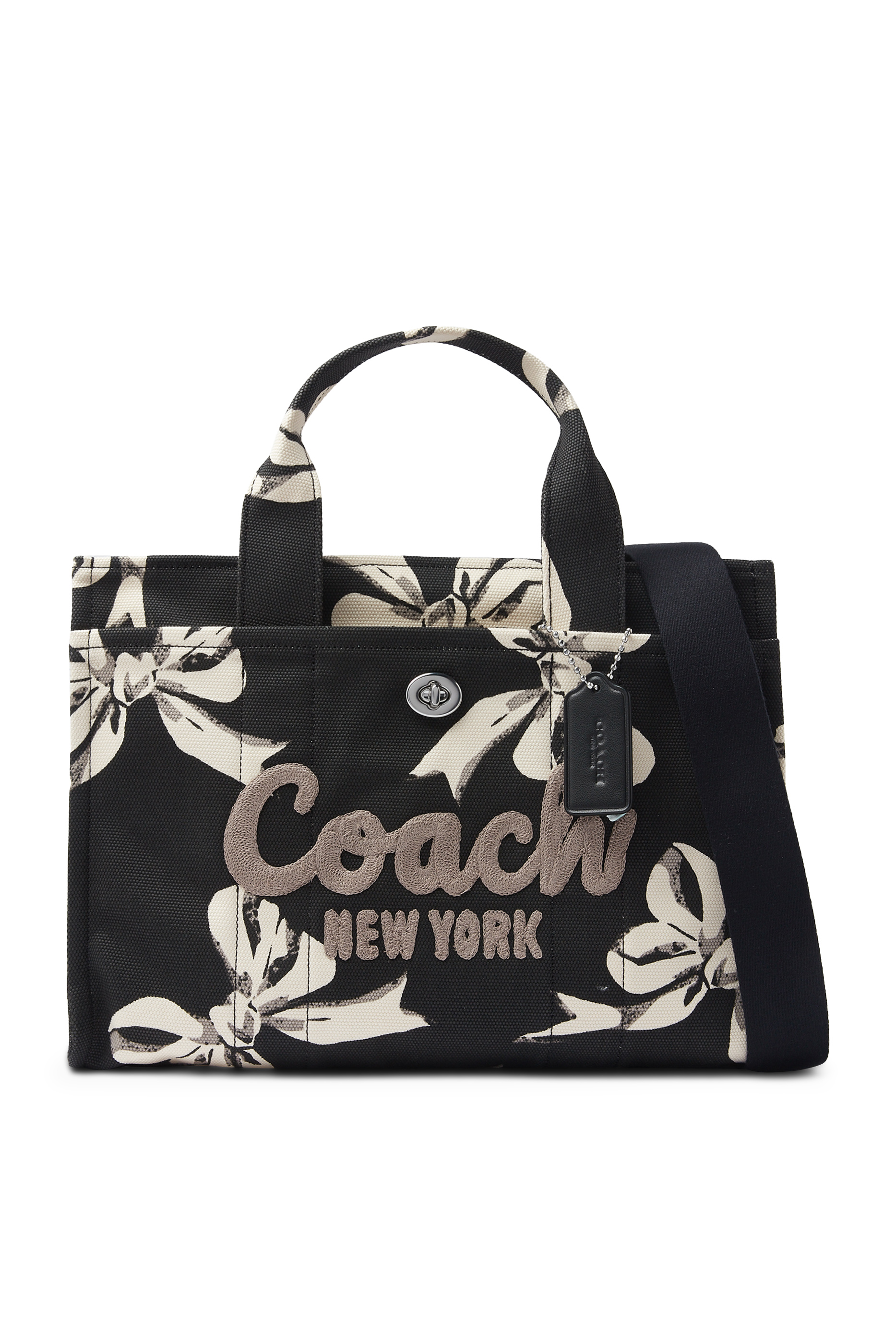 Cargo Bow Print Canvas Tote Bag