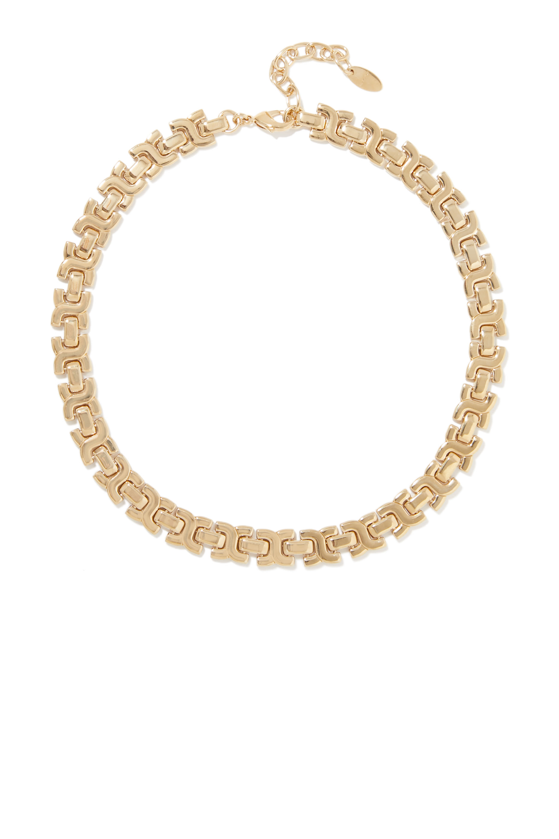 Marcie Necklace, Brass