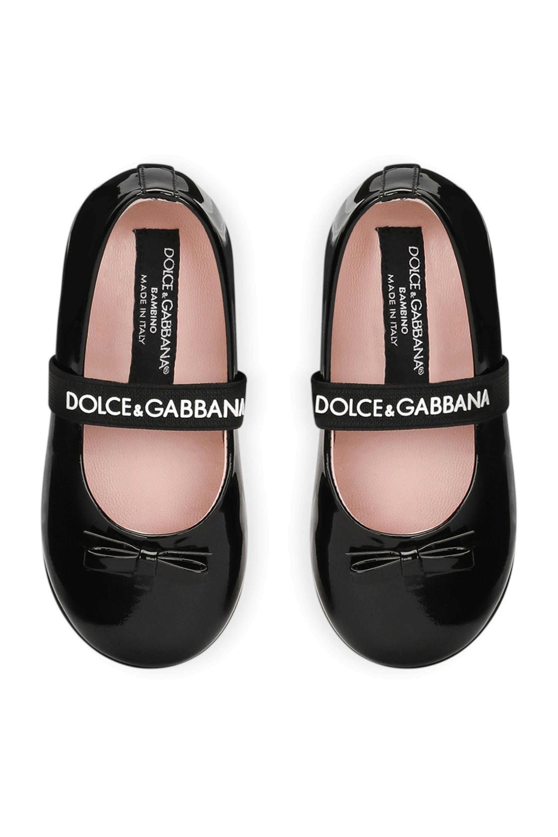 Kids Patent Leather Ballet Flats with Bow