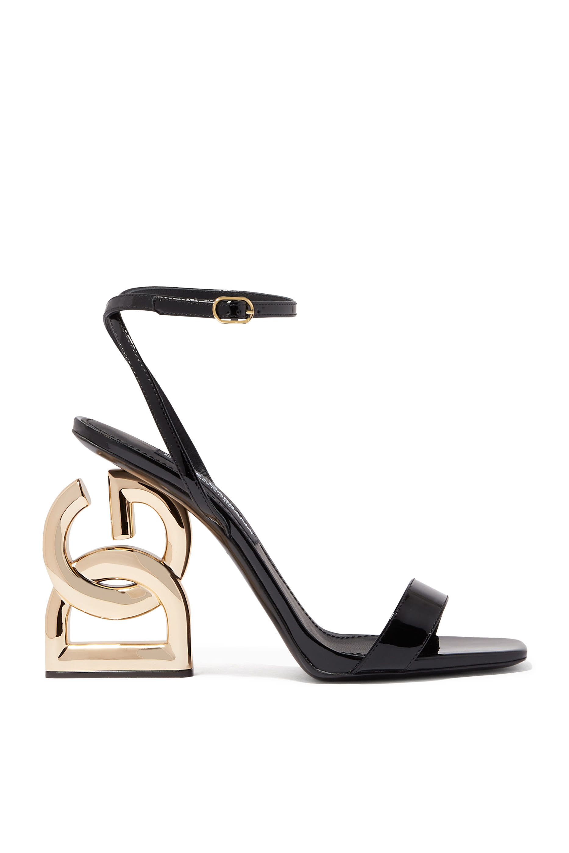 DG Heel 105 Patent Leather Sandals