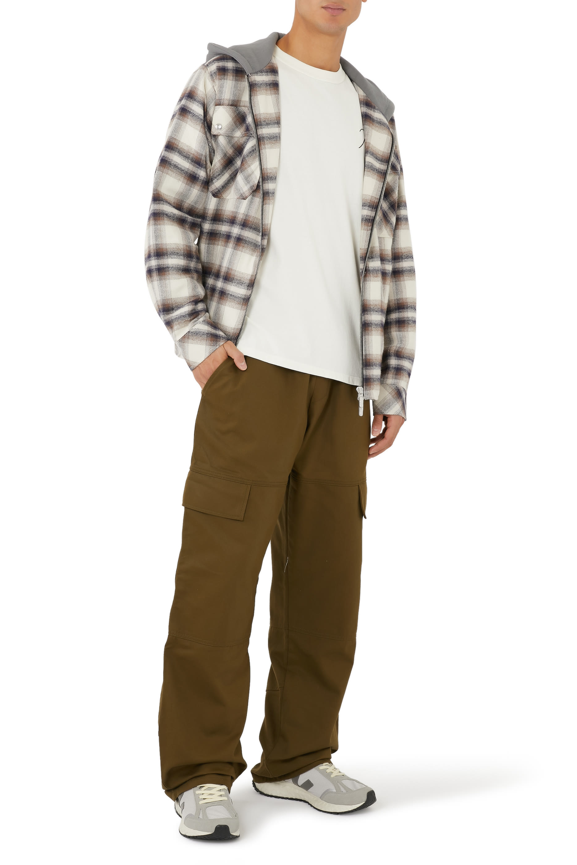 Hooded Flannel Jacket