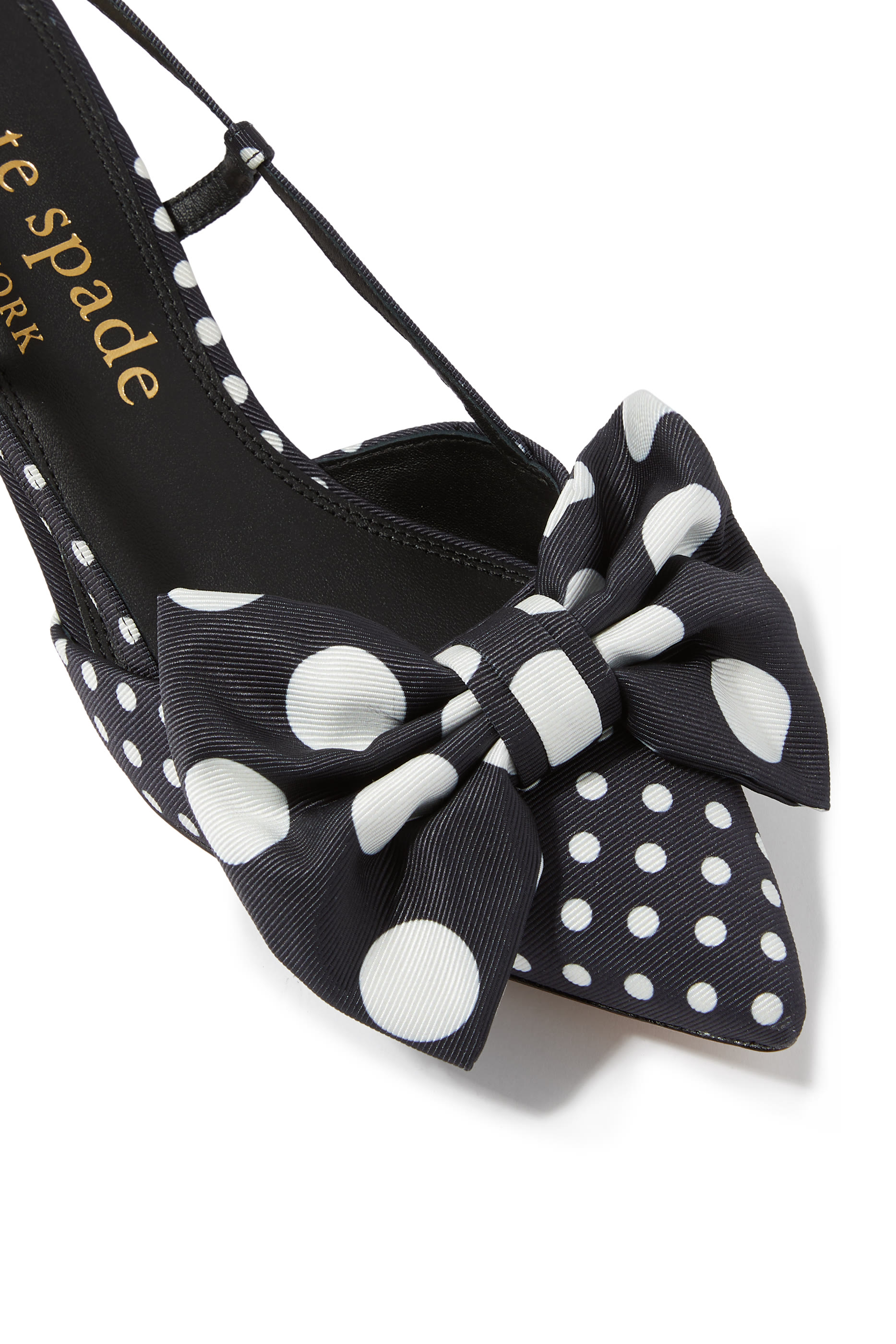 Polka Dot Rue 50 Slingback Pumps
