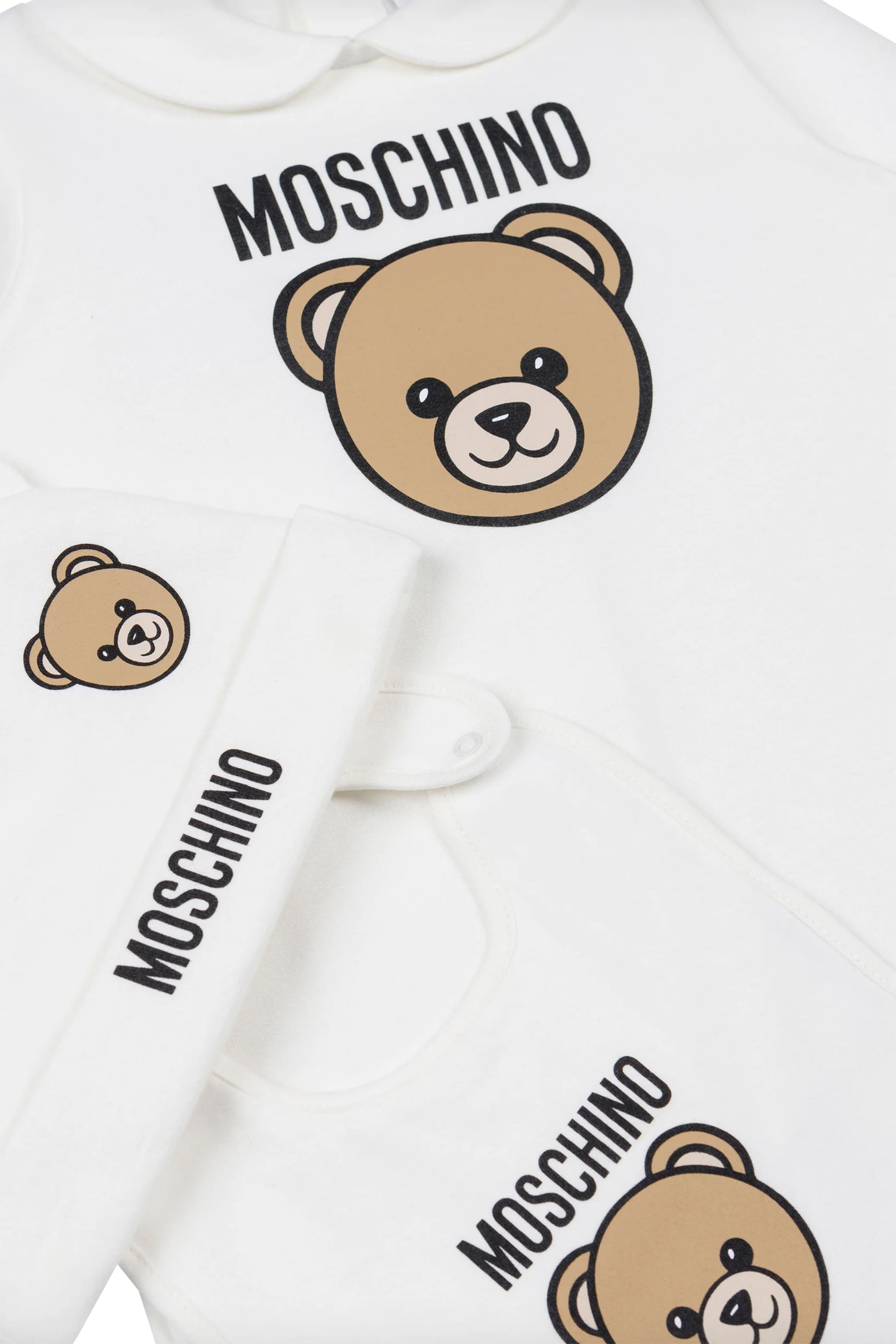 Kids BG Teddy Patch Bib + Hat Set