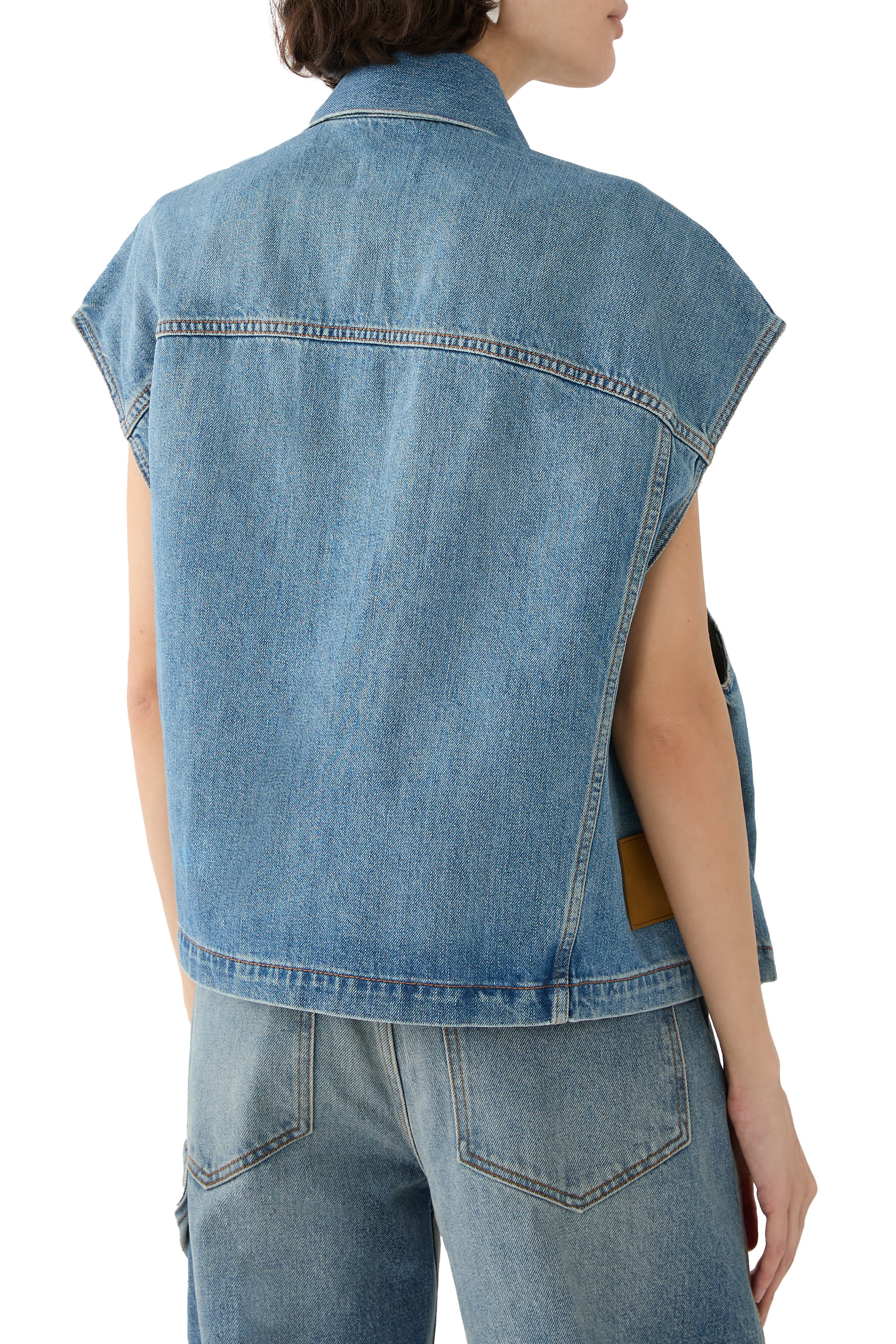 Gail Denim Gilet