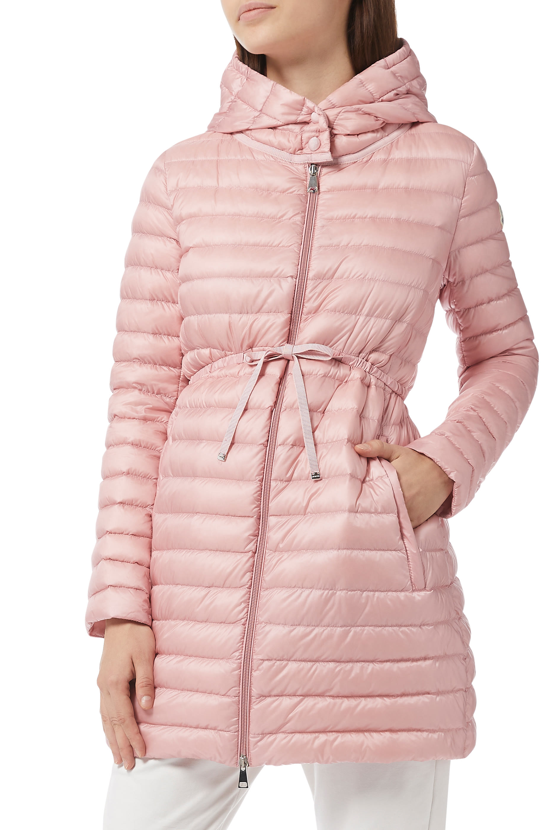 Barbel Quilted Hooded Coat