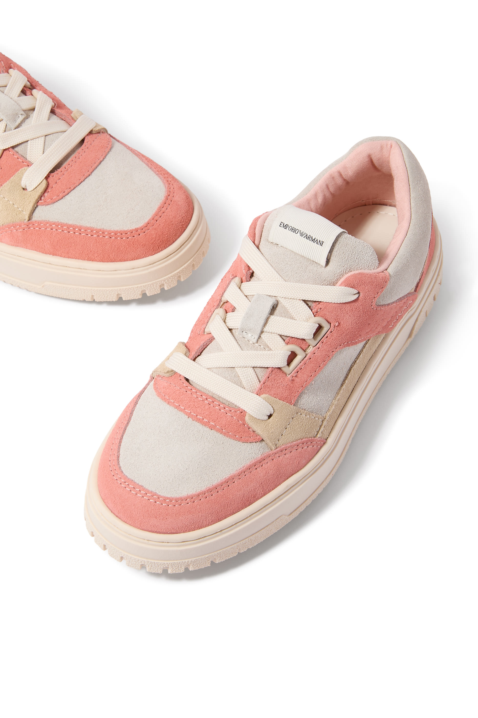 Kids Lace-up Suede Sneakers